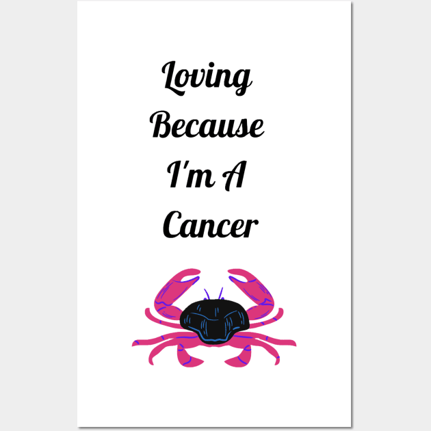 Cancer Zodiac Wall Art by AlpanaRaiArts